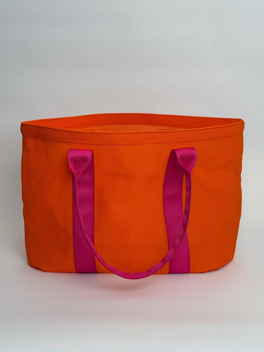 Beach Bag - Orange/Pink