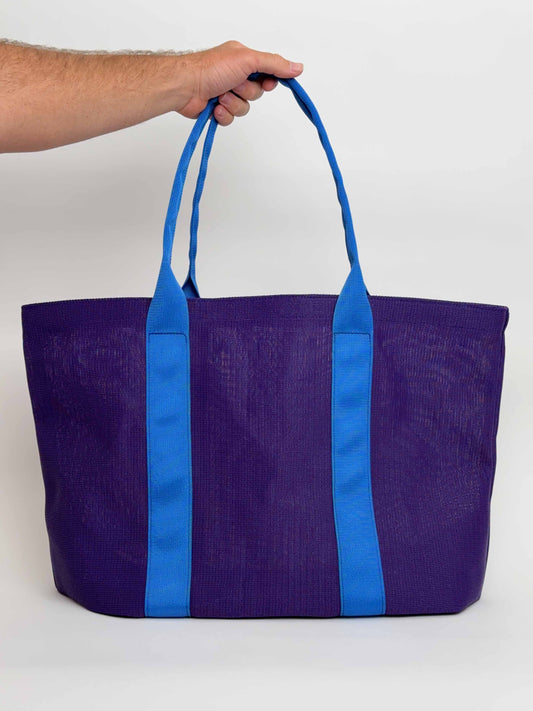 Beach Bag - Purple/Blue